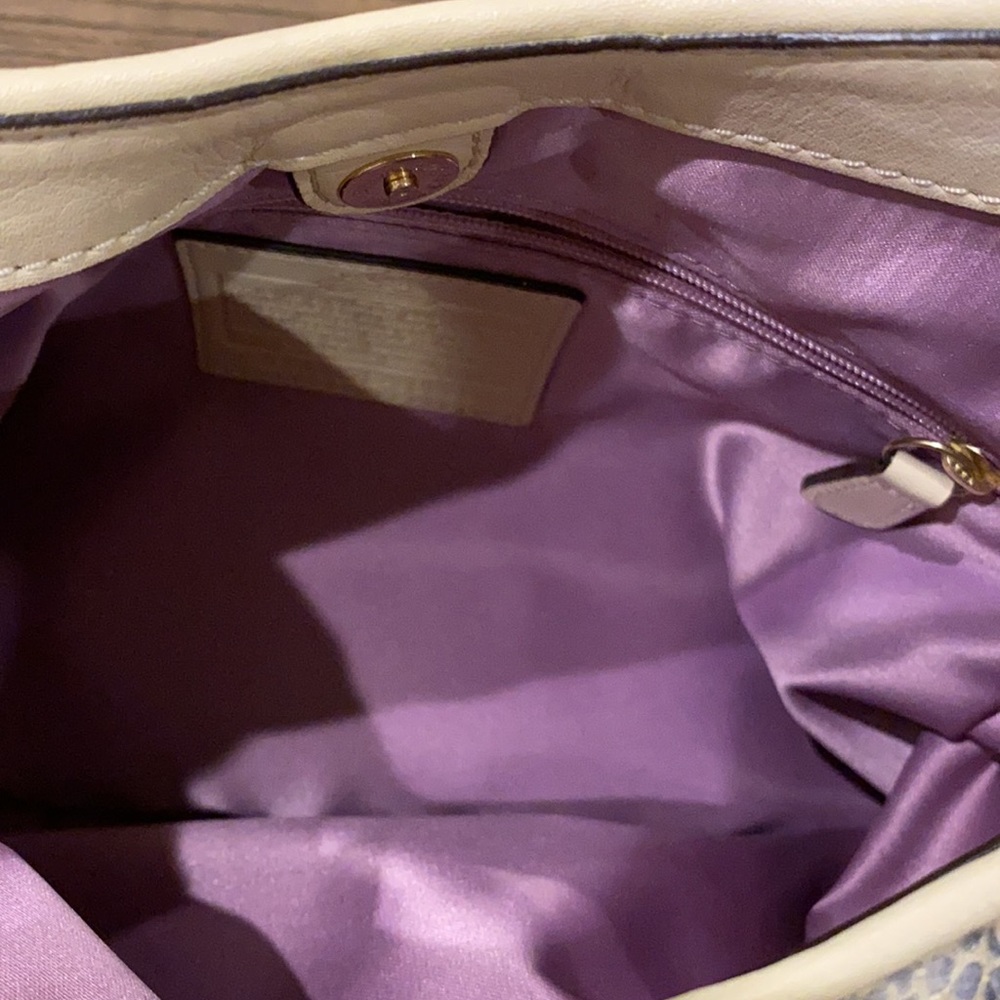 Authentic Coach Madison Python Embossed Handbag - image 5